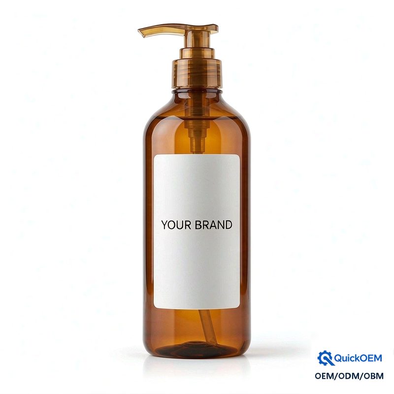 Herbal Cooling Mint Shampoo 500ml Private Label Refreshing Oil Control Summer Hair Shampoo OEM ODM Custom Logo