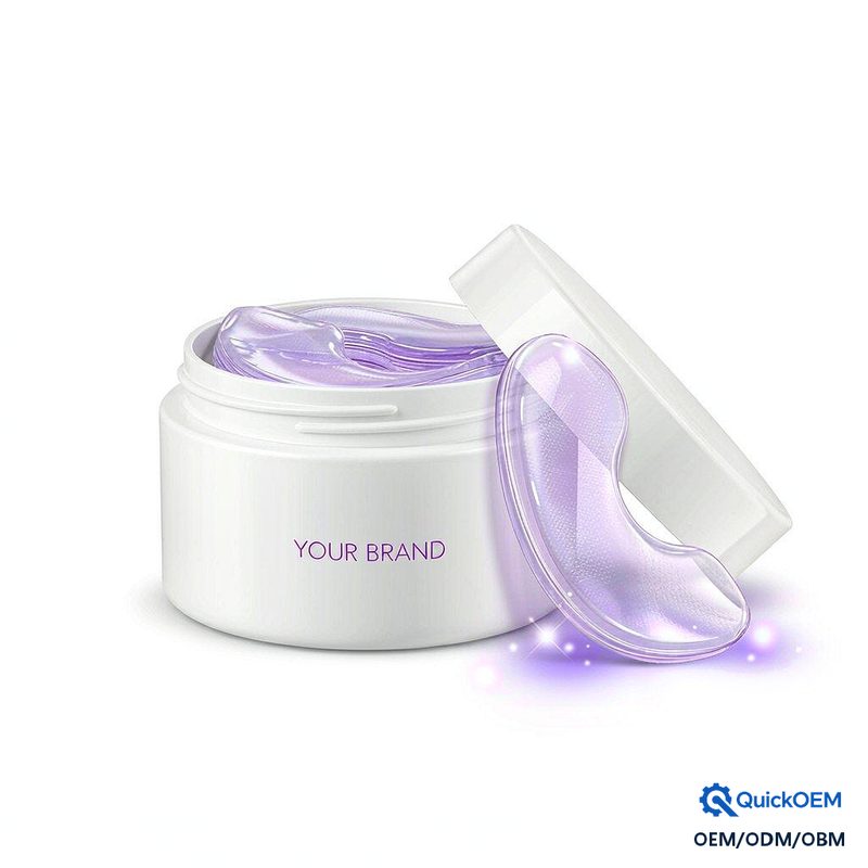Sparkle Glowing Hydrogel Under Eye Patches for Dark Circle Private Label Cooling Soothing Firming Eye Mask OEM ODM
