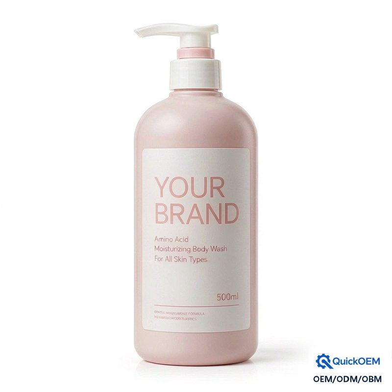 Amino Acid Moisturizing Body Wash Body Wash 500ml Private Label Organic Body Wash OEM ODM Custom Logo